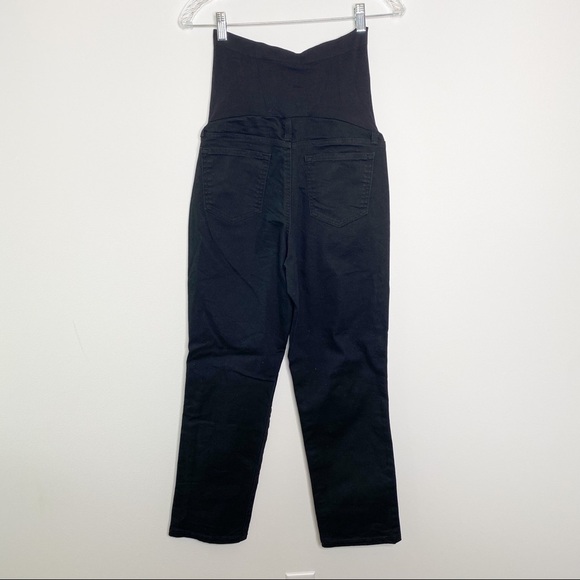 a:glow Maternity Black Crop Jeans - Picture 1 of 5